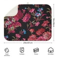 thumbnail image 2 of Microfibre Drying Mat for Kitchen Red Flower Beautiful-01 Dish Drying Drainer Mat Absorbent Drying Mat Washing Up for Glass, Plate & Cup 16inch X 18inch, 2 of 4