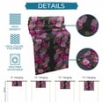 thumbnail image 6 of Watercolor Floral Table Runner - 90 Inch Long Spring Purple Dandelion Lily Leaves Plants Cotton and Linen Blended Dress Scarves Farmhouse Table Runner for Kitchen Dining, Coffee Table, 13" x 90", 6 of 8