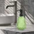 thumbnail image 6 of Unique Bargains 1 Pc Durable Argyle Pattern Soap Dispenser 11.84oz Green Black, 6 of 6