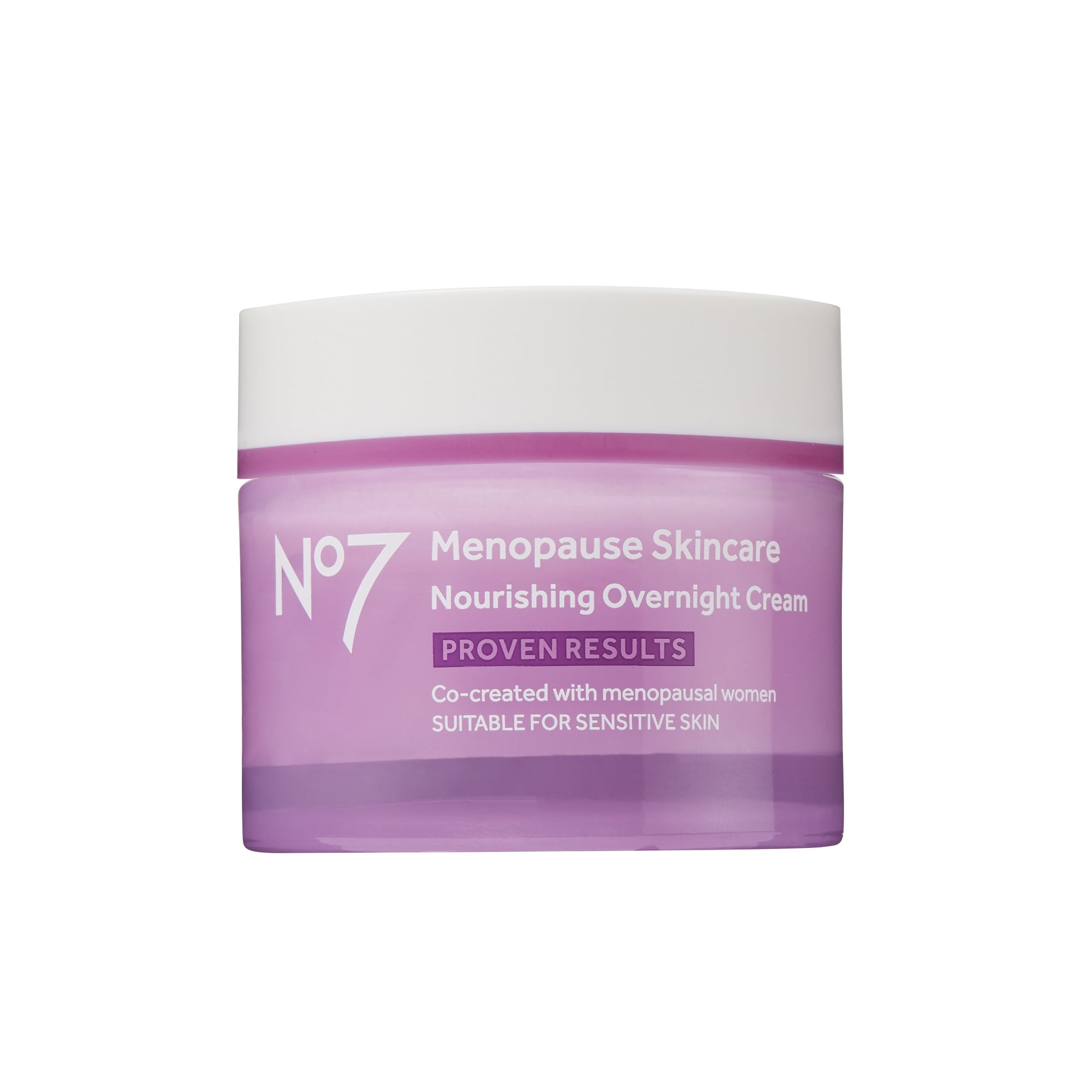 No7 Menopause Skincare Nourishing Overnight Cream, 1.69 fl oz