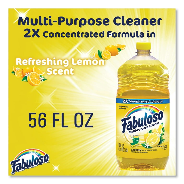 Multi-Use Cleaner, Refreshing Lemon Scent, 56 oz Bottle, 6/Carton Multi-Use Cleaner, Refreshing Lemon Scent, 56 oz Bottle, 6/Carton