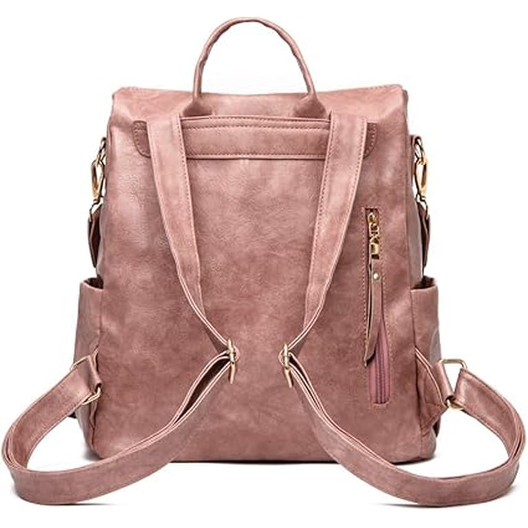 Women Backpack Purse Faux Leather Convertible Shoulder Bag Travel School YOMYM Convertible Backpack Shoulder Bag, Faux Leather  main image 3