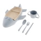 thumbnail image 1 of Bandeja de comida dividida Sunnimix set de 5 azul 37 cm x 25,7 cm x 8 cm, 1 of 7