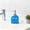 Blue, variant on Creative Ghost-Shaped Soap Dispenser - Refillable Ceramic Hand Soap Container for Bathroom & Kitchen Decor