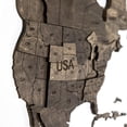 thumbnail image 5 of Enjoy The Wood 3D Wood World Map Wall Art Large Wood Wall Décor Housewarming Gift Idea Wood Wall Art World Travel Map for Home & Kitchen or Office (XL, Dark Walnut), 5 of 8