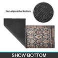thumbnail image 7 of Kitchen Rugs and Mats Non Skid Washable Boho Brown Carpet Kitchen Mat and Rug Set,Floor Cushion Waterproof Rug,Rubber Backed Area Rugs for Kitchen Laundry, 7 of 7