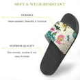 thumbnail image 3 of GZHJMY Stylish Slides for Women Men, Vintage Flower Butterfly Soft Flexible Slip-on Sandals Slippers, 3 of 7