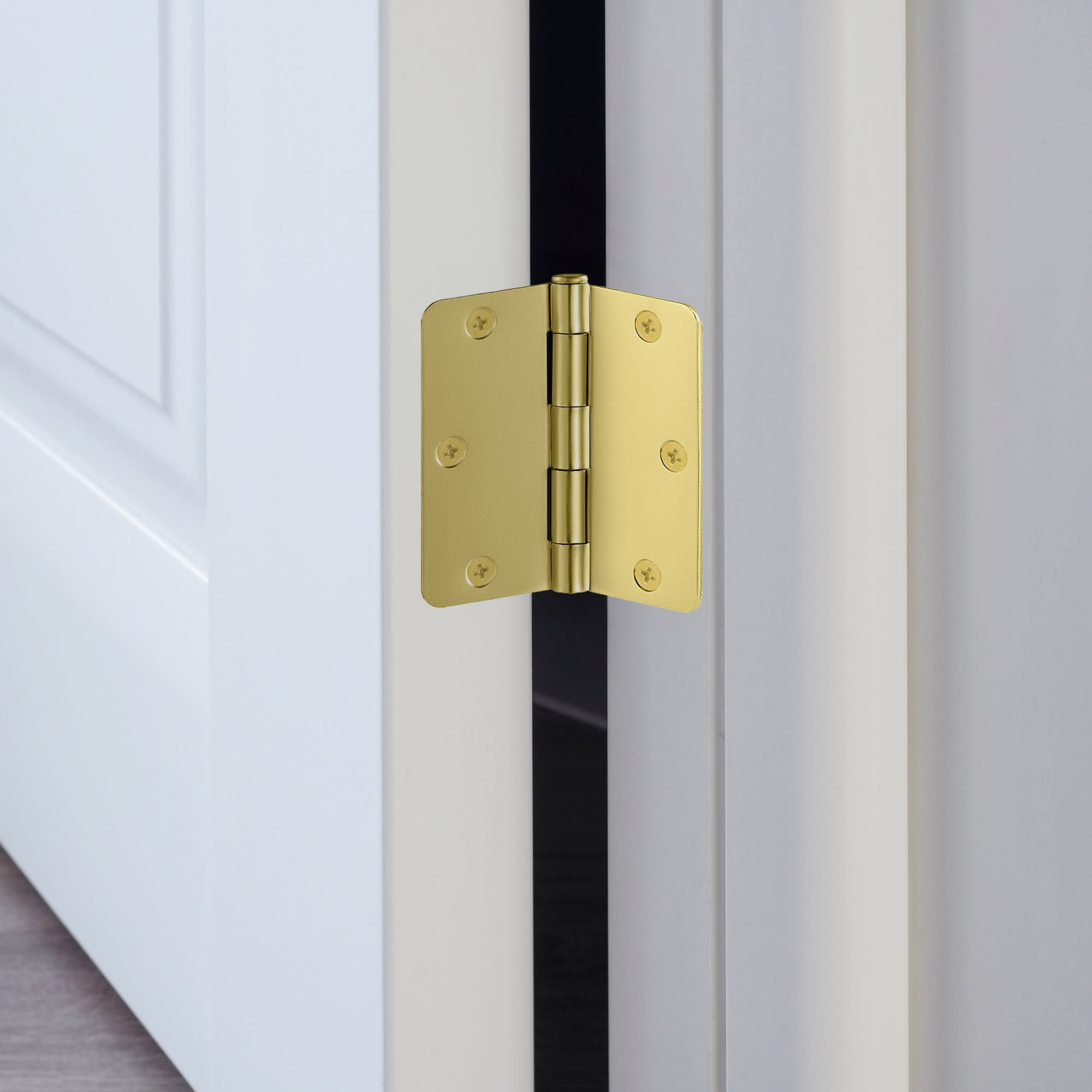 Design House Steel Rounded Standard Fit Interior Door Hinges (6-Pack)