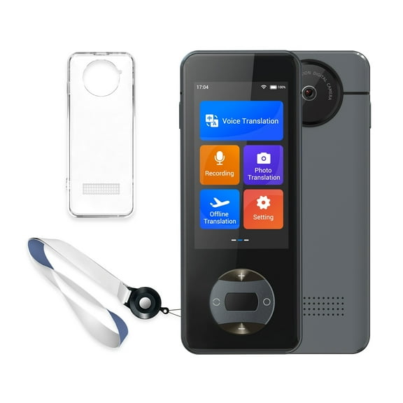 Translator Device,144 Languages, Two Way Instant Voice Translator with 16 Offline Packs,for Travel Business ,Long-Lasting