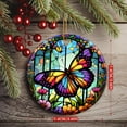 thumbnail image 2 of Colorful Ceramic Butterfly Christmas Ornaments - Butterfly Lovers' Gift, Christmas Decor & Tree Ornaments - Christmas Ornament - Holiday Tree Decoration - Ceramic Keepsake - Gift..., 2 of 5