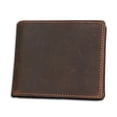 thumbnail image 4 of Cepillo antirrobo Cartera de hombre Cartera de cuero genuino Cartera casual corta de cuero Crazy Horse, 4 of 4