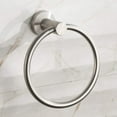 thumbnail image 2 of Anneau Porte-Serviette Nickel Brossé, Anneau Porte-Serviette de Bain en Acier Inoxydable Rond pour Salle de Bain, 2 of 7