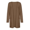 thumbnail image 6 of Jsaierl Lightweight Cardigans Women Long Sleeve Open Front Cardigan with Pockets Solid Cute Top Comfy Soft Kimono Cardigans 2025, 6 of 7