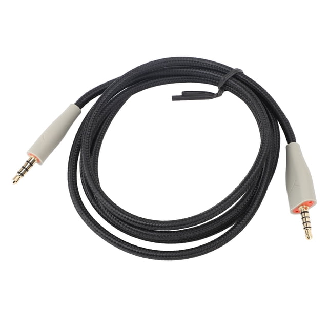 Cable de Repuestro Ofc de 1,2 M parauriculares MMX100, Cable de Auriculares de C Trenzado de 3,5 mm para teléfonos, tabletas, computadoras y otros dispositivos