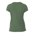 thumbnail image 2 of Playera Fruit Of The Loom para Mujer, Cuello Redondo Manga Corta Verde Talla  CH, 2 of 4