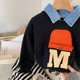 thumbnail image 4 of Sudaderas con capucha para niños, camisetas de algodón, prendas de vestir exteriores 2023, clásicas, para primavera y otoño, resistentes al viento, ropa para niños de talla grande, 4 of 5