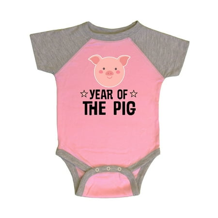 

Inktastic Year of the Pig New Years Gift Baby Boy or Baby Girl Bodysuit