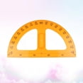 thumbnail image 2 of Practical Protractor Portable Teaching Tool Creative Drafting Supplies Students Stationery for Home School Teacher (Yellow), 2 of 8