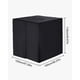 thumbnail image 3 of Black Cover for 1000L IBC Tank, 420D Water Tank Lid, UV-Resistant Protective Tarp with Zipper, 120 x 100 x 116 cm, 3 of 5