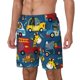 thumbnail image 1 of Fotbe Vehicles Cartoon with Funny Drivers Traje de Baño para Hombre – Shorts de Natación de Secado Rápido con Forro y Bolsillos-3X-Large, 1 of 6