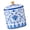blue and white, variant on Sealed Ceramic Container For Tea And Salt Storage Candy Canister with Lid Multifunctional Kitchen Cooking Tool