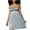 Blue, variant on Sleepwear Pajama Dress New Cute Nightgown for Women Silk Satin Sleep Dress Sleeveless Sleepwear Mini Slip Chemise with Lace Hem Beige S