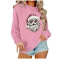 thumbnail image 2 of Wancir Merry Christmas Sweatshirt for Women Christmas Light Long Sleeve Shirt Xmas Holiday Crewneck Pullover Tops, 2 of 4