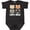 Black Leopard, variant on Cats Rule with Cat Heads Boys or Girls Baby Bodysuit