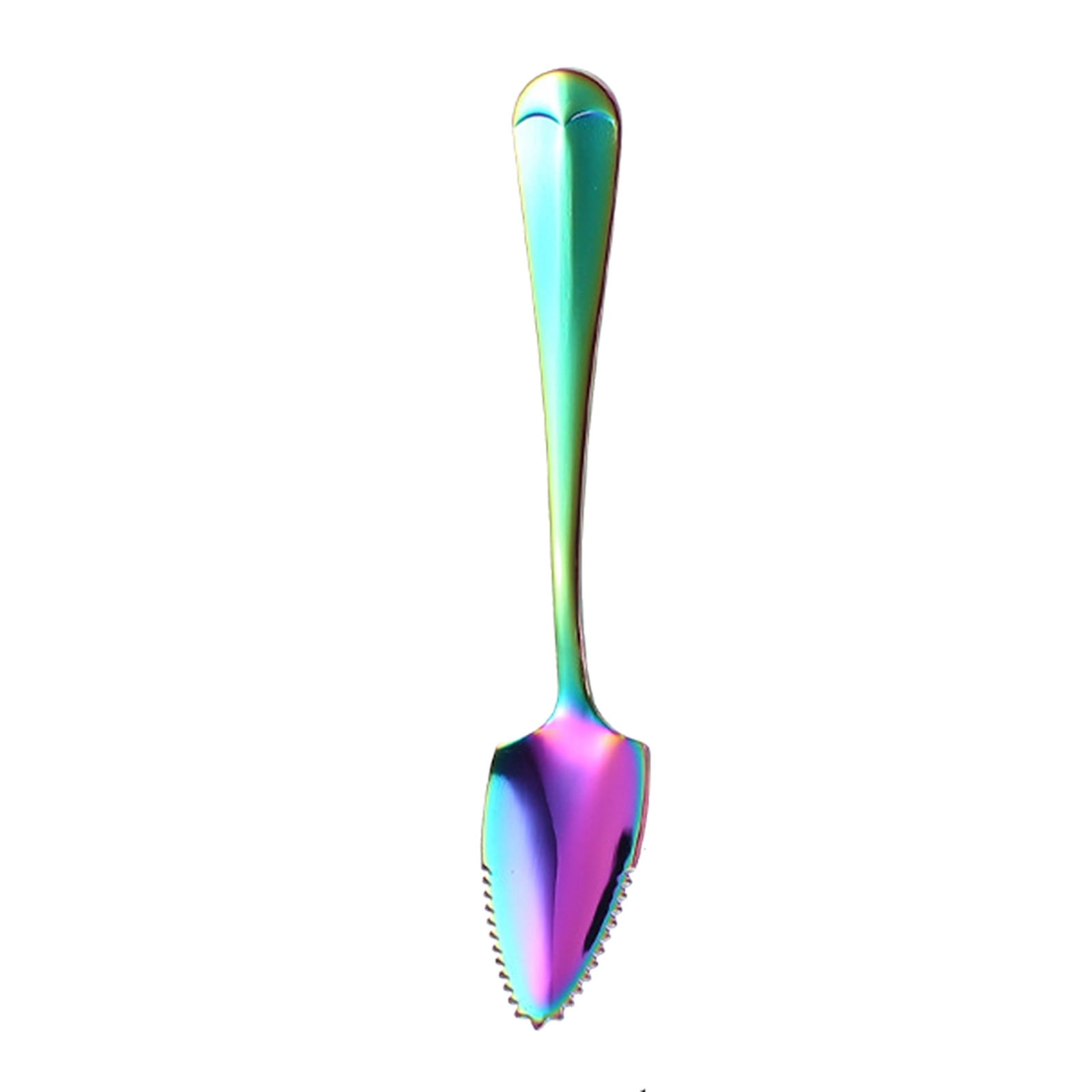 Cuillère à Fruits Dentelée en Acier Inoxydable Purée Outil pour Fruits pour Bébé Presse-Purée Produit de Maternité et pour Bébé