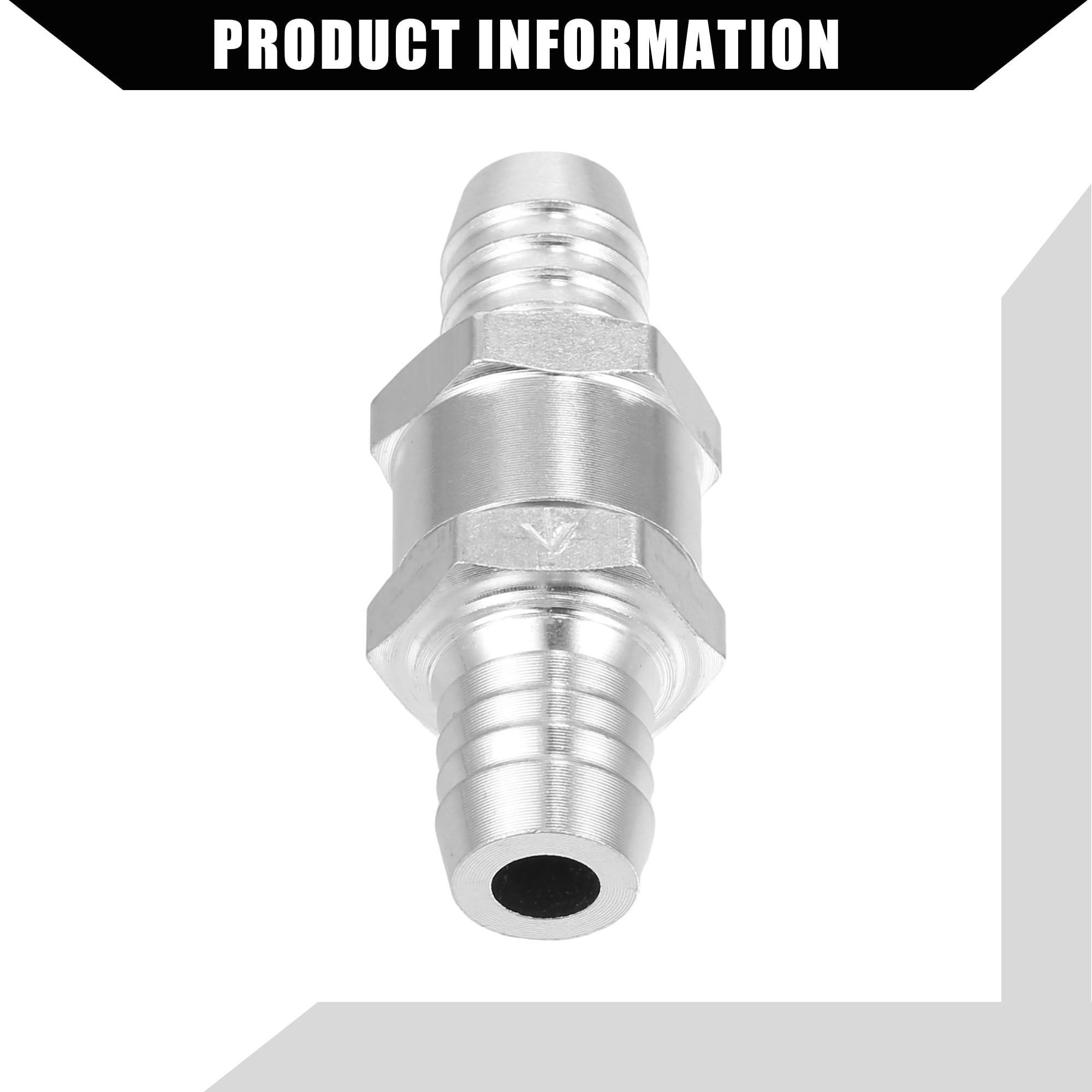 Unique Bargains Fuel Line Check Valve / One Way Check Valve for Fuel Systems OD 0.63"