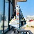 thumbnail image 3 of 90MM Crystal Glass Pendant Prisms Chandelier Hanging Wedding Decor Suncatcher US, 3 of 9