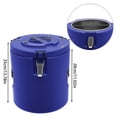thumbnail image 2 of Blue 15L/13.62 QT Modern Insulated Bucket, Insulated Soup Container with Lid, 2 of 16