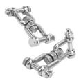 thumbnail image 1 of Swivel Anchor Connector, Strong Load Bearing Capacity  Comprehensive Mechanical Properties Swivel Ring Snap Glossy   For Swinging Chairs, 1 of 8