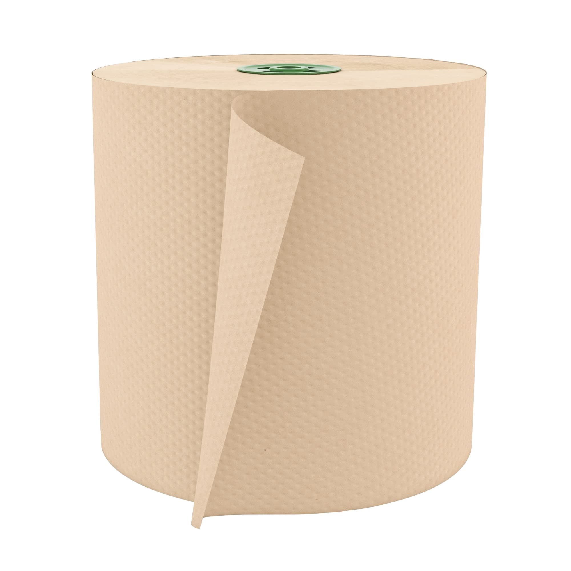 Cascades® 100% Recycled Hardwound 1-Ply 7 1/2" Roll Towel For Tandem®, 775', Moka, 6 Rolls Per Case