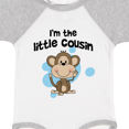 thumbnail image 4 of Inktastic I'm the Little Cousin-monkey-blu Boys Baby Bodysuit, 4 of 5