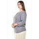 thumbnail image 2 of Blusa Boho con bordado etnico Roman Fashion /Tallas Extras, 223 (Gris) gris 38, 2 of 6