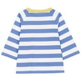 thumbnail image 7 of fatyb Boys Girls Striped Shirts Oversized Short Sleeve Shirts Crewneck Loose Kids Color Block Tee Tops, 7 of 7