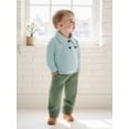 thumbnail image 6 of Miaouyo Toddler Baby Boy Fall Sweatshirts 6 12 18 24 Months 2T 3T 4T 5T Long Sleeve Lapel Collar Dinosaur Print Pullovers Fall Tops, 6 of 9