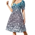 thumbnail image 2 of Ombre Sequin Aesthetic Pattern Sleeveless Dress dresses for womens ladies dresses for special occasion, 2 of 7