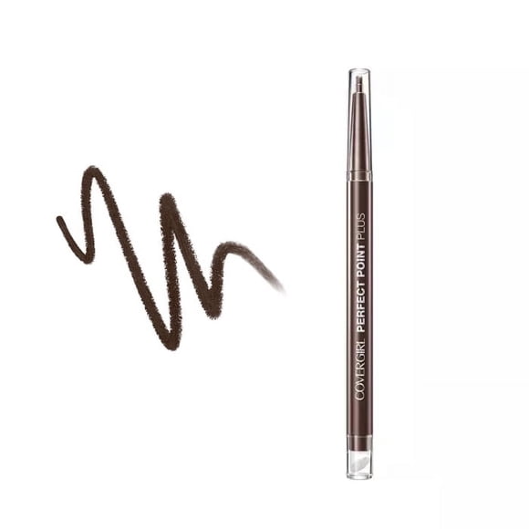 COVERGIRL Perfect Point Plus Eye Pencil, Micro-Fine Point, Precise Line, Built-in Smudger Tip for a Softer, Smokier Look, 100% Cruelty-Free