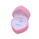 thumbnail image 3 of Estuche para anillos,Caja para anillos en forma de corazón de terciopelo hecha a mano,Caja de terciopelo para guardar pendientes con forma de corazón romántica,Soporte para anillos de boda, 3 of 8