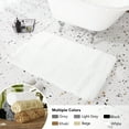 thumbnail image 2 of Deconovo White Bathroom Mat, Extra Soft & Plush Durable Rug, Absorbent Rugs for Shower Floor Kitchen Bedroom, Machine Washable Shaggy Rugs, 17" x 24", 2 of 8