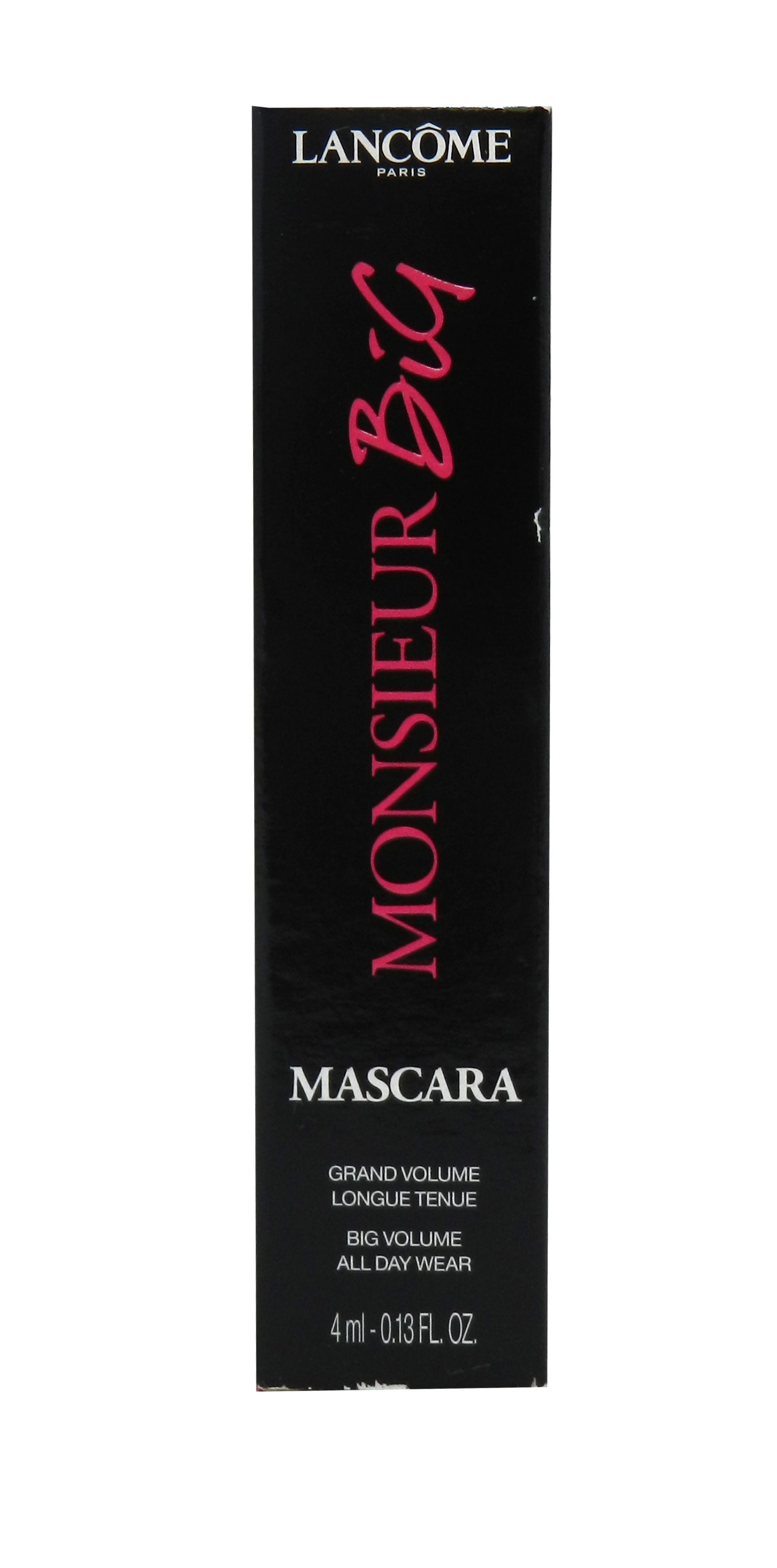 Lancome Monsieur Big Volume Masara 01 Big Is The New Black 0.13 Ounces