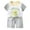 Light Green, variant on Hpapadks Baby Boy Outfit Boys Girls Summer Cartoon Printed Short Sleeved Tees Tops and Shorts Suit Toddler Boy Clothes Beige 18-24 Months