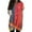 Red, variant on TQWQT Womens Plus Size Tunics or Tops to Wear with Leggings Long Shirts Short Sleeve Oversized Shirt Summer V Neck T-Shirt Color Block Long Tops