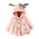 thumbnail image 1 of Gibobby Chamarra acolchada para niñasKeep Thicken invierno conejo niñas bebé chaqueta abrigo + bolsa cálido dibujos animados con capucha niñas abrigo y c(Rosa, 12-18 Meses), 1 of 5