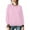Pink, variant on yillto Women's Casual Crew Neck Sweatshirts Long Sleeve Solid Color Tops Loose Pullover Sweatshirt