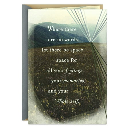 Hallmark Sympathy Card (Your Feelings, Your Memories)