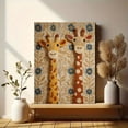 thumbnail image 6 of Giraffe Duo Textured Canvas Wall Art, Modern Animal Print for Living Room Bedroom Nursery Entryway Office Kitchen Home Decor, 6 of 8