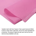 thumbnail image 3 of Uxcell Speaker Grill Cloth 40 x 55 Inch Stereo Mesh Fabric Protective Dustproof Cloth for Home Speaker Repair Pink, 3 of 5